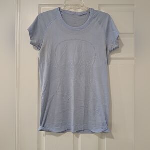 Lululemon light Blue Women's Top swifley tech